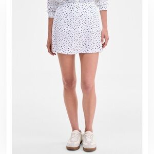 Polka dot A-Line Mini Skirt